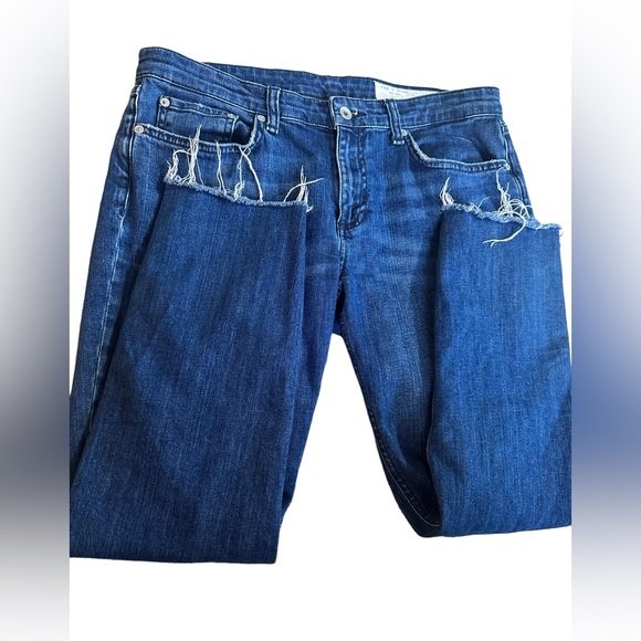 Womens Rag & Bone Low Slim Boyfriend Denim Jeans‎ size 29 - Picture 1 of 5